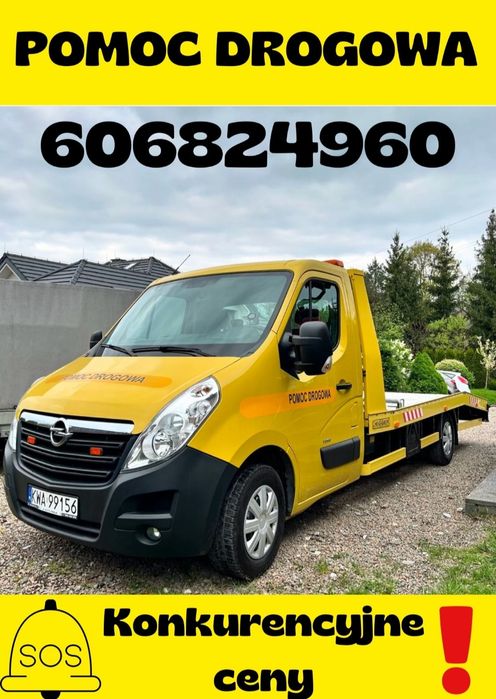 Auto transport laweta pomoc drogowa