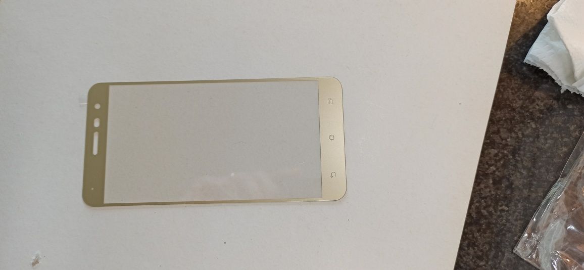 Tampa da frente dourada para ASUS ZenFone 3 5.5"