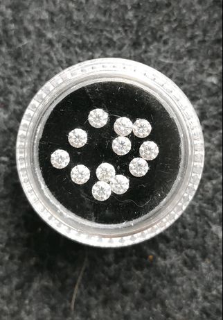 Муассанит синтетический бриллиант искусственный алмаз D 3mm 0.1ct VVS1
