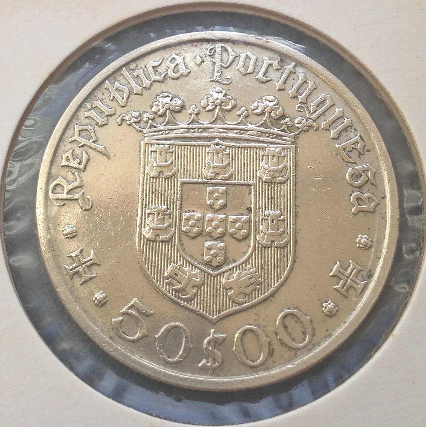 1968/1971 - Moedas de 50$00 em prata (18g)