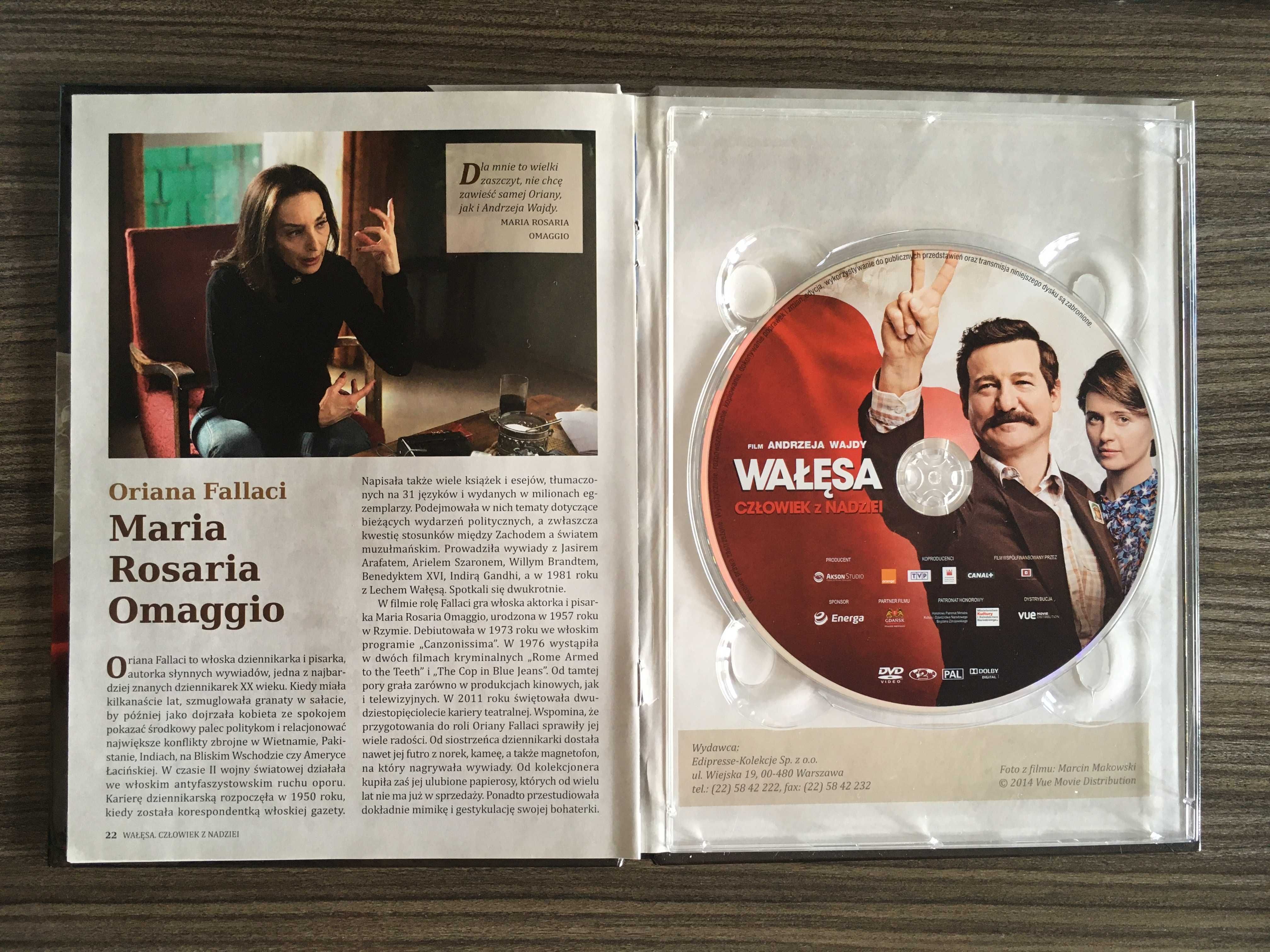 Wałęsa. Człowiek z nadziei (Więckiewicz, Grochowska; reż. A.Wajda) DVD