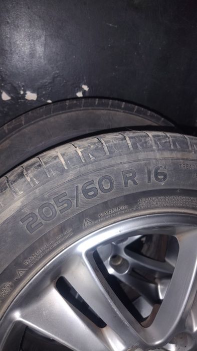 Продам диски з резиною r16 5x108