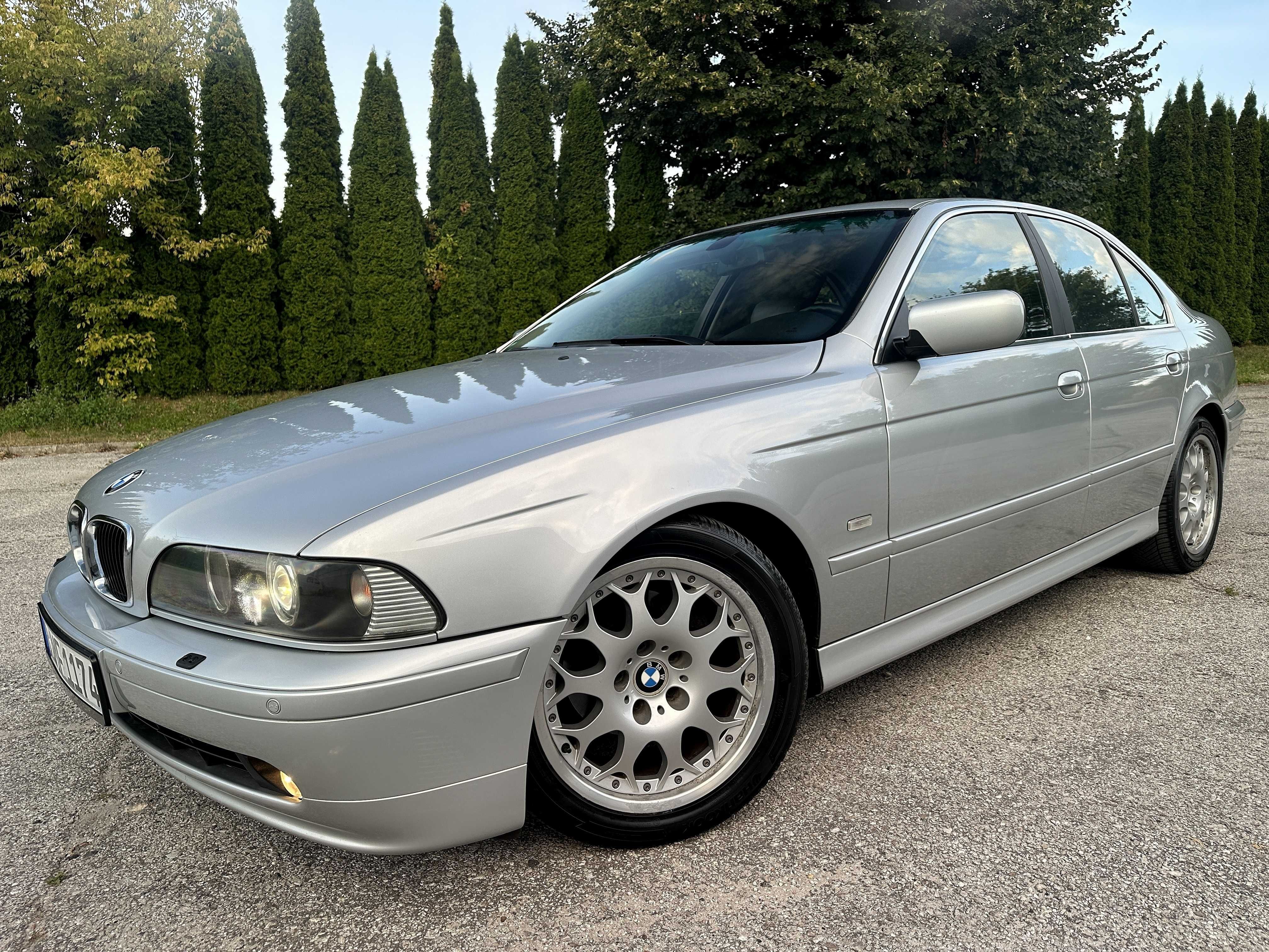 BMW E39 LIFT 525i 192PS Xenon Skóra PDC Navi BBS 17" PIĘKNY STAN !