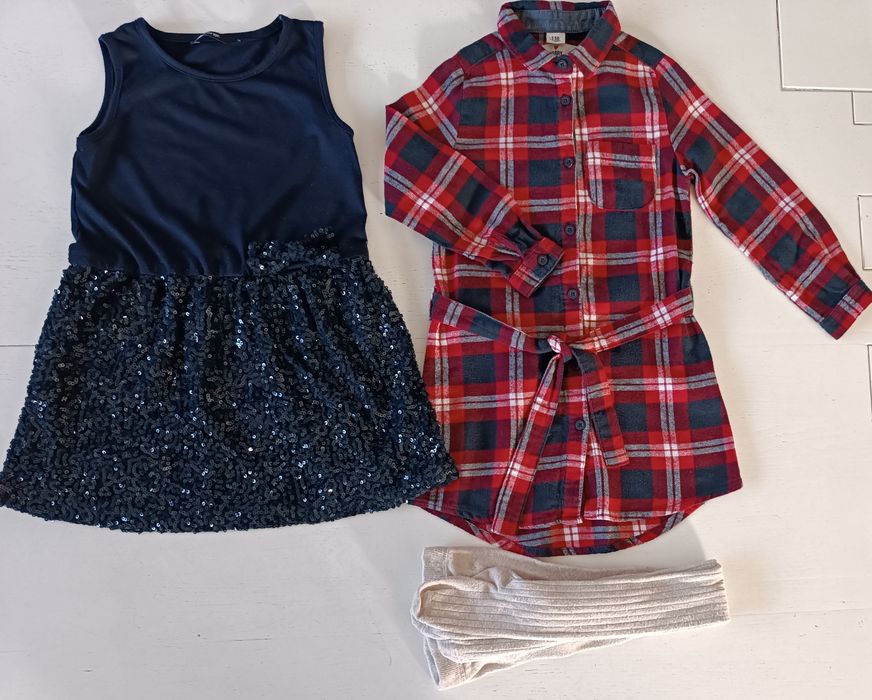 Extra rzeczy dla dziewczynki r.110/116cm ZARA, H&M