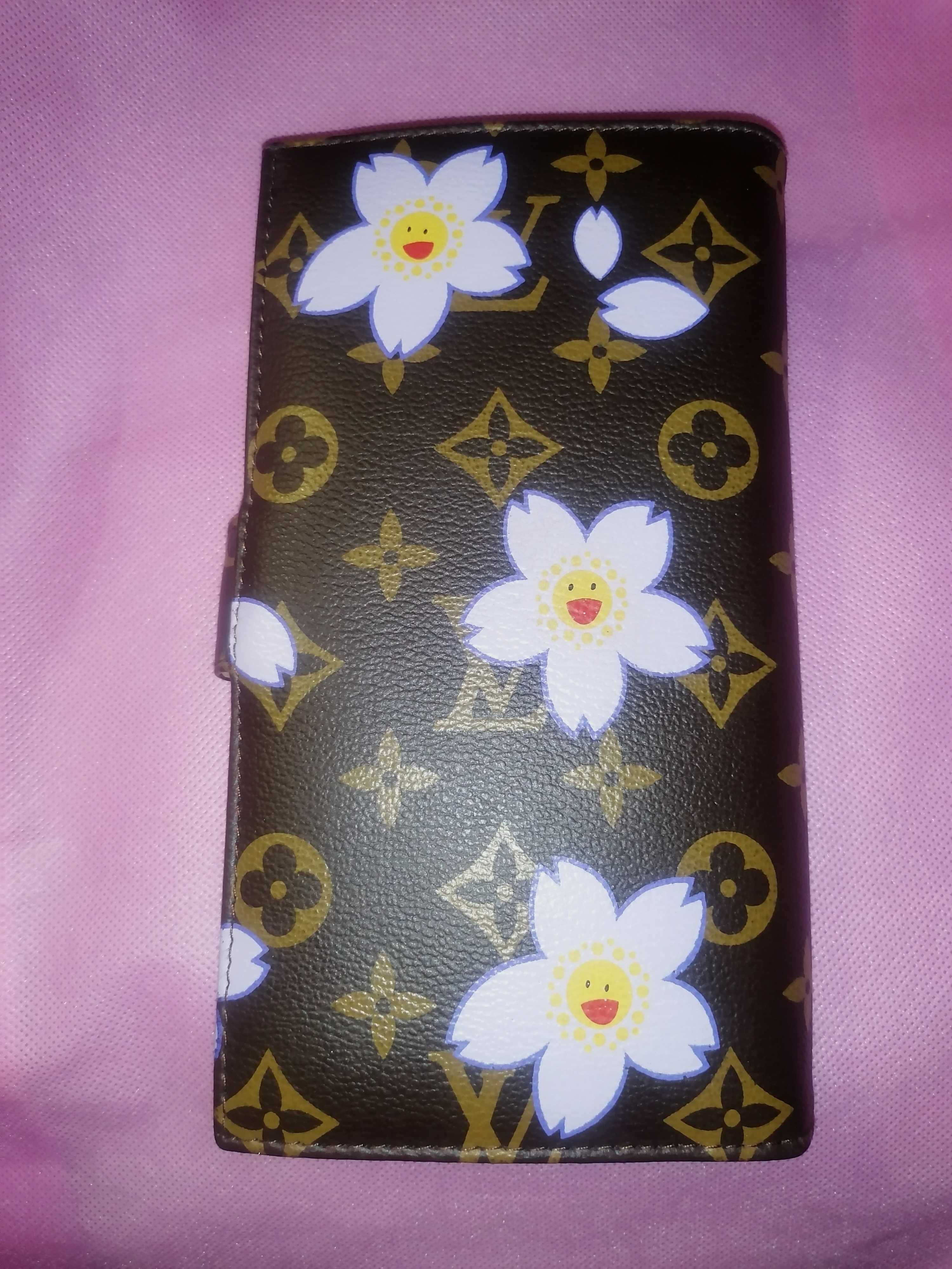 Vintage "Cherry Blossom" - Pele de Vaca, Carteira Louis Vuitton.