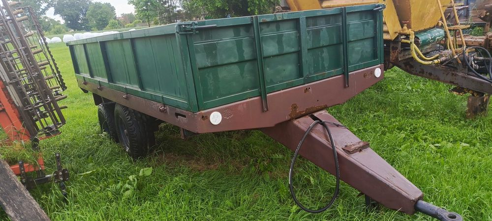 przyczepa tandem trzy stronny wywrot