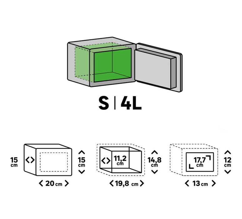Cofre Eletronico Codigo e Chave