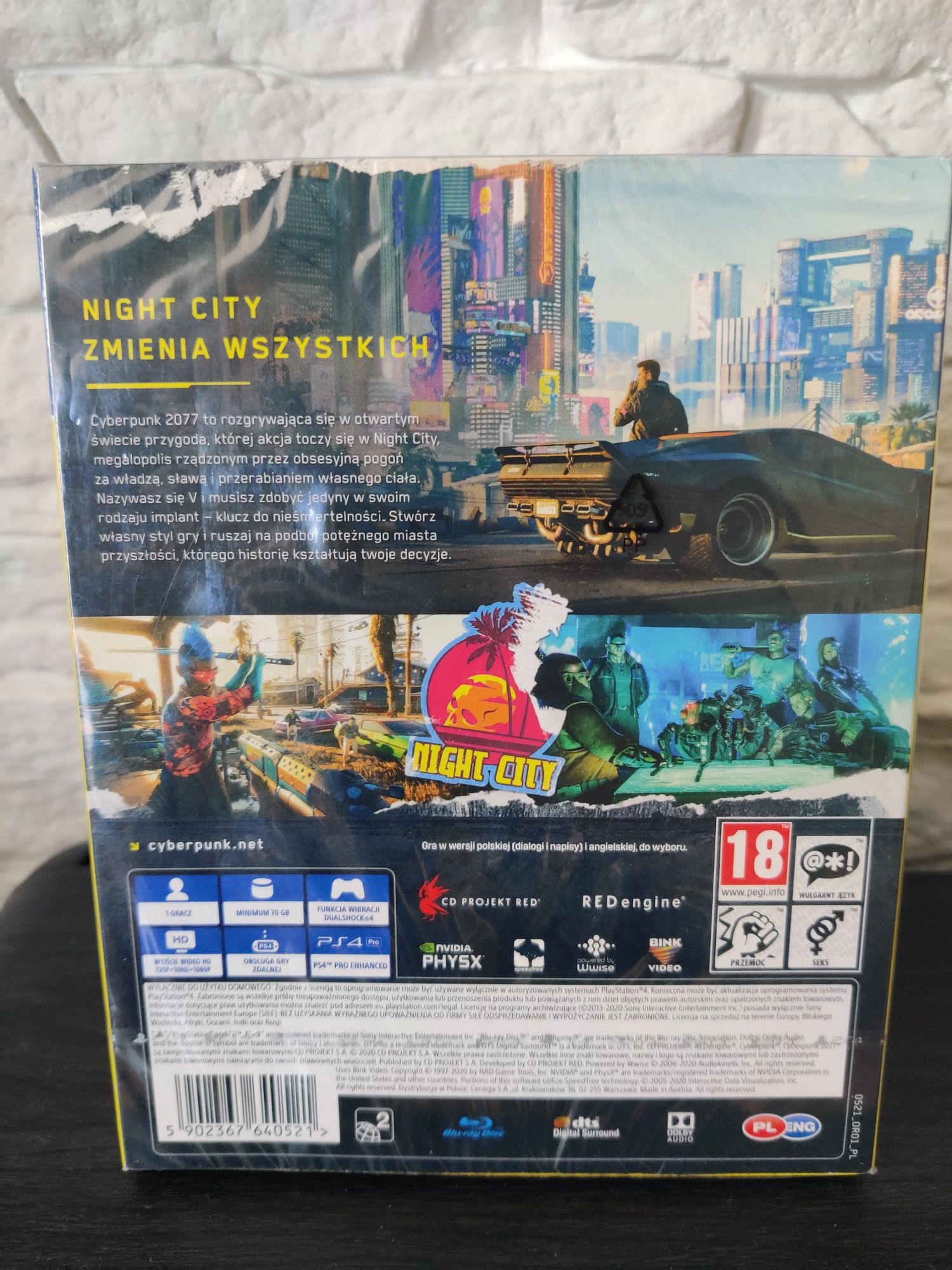 Cyberpunk 2077 ps4 ps5 nowa