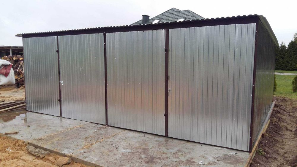 Garaż blaszany 6x5!Garaż blaszak!Garaż Schowek 3x5 2x3 6x6 4x6 4x5 5x7