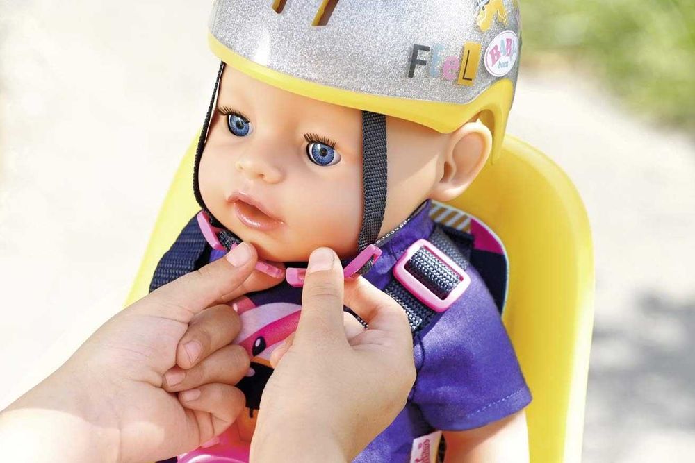 Велокресло для куклы Baby Born 830048 Bicycle Seat Yellow