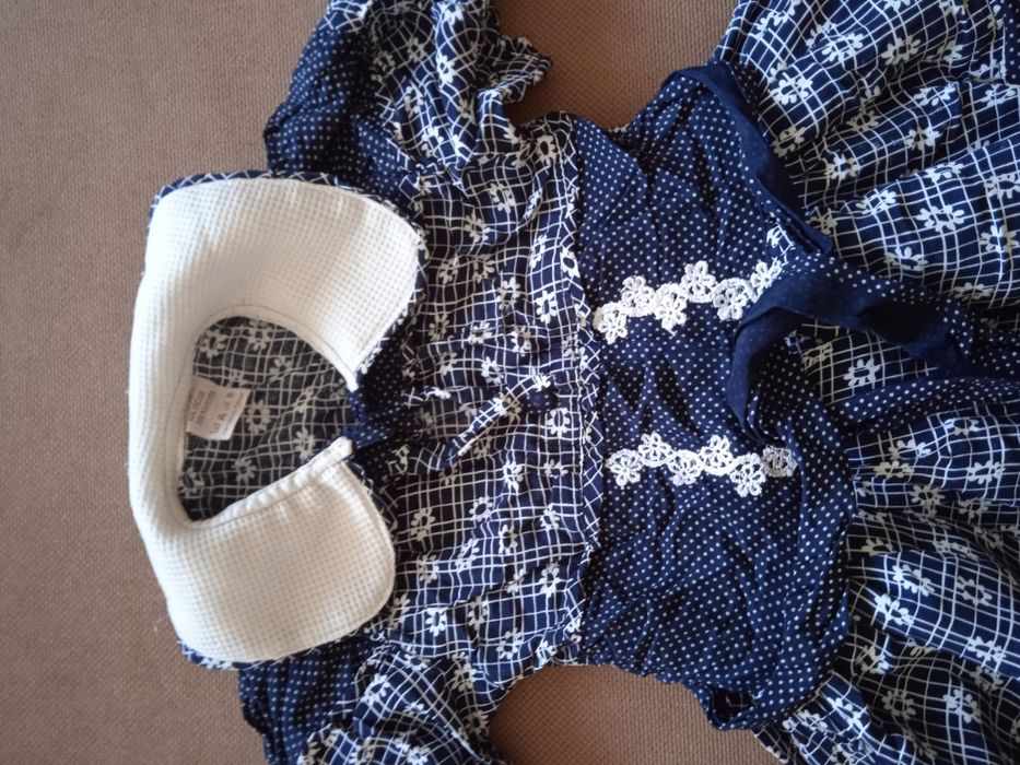 Платье для девочки синего цвета