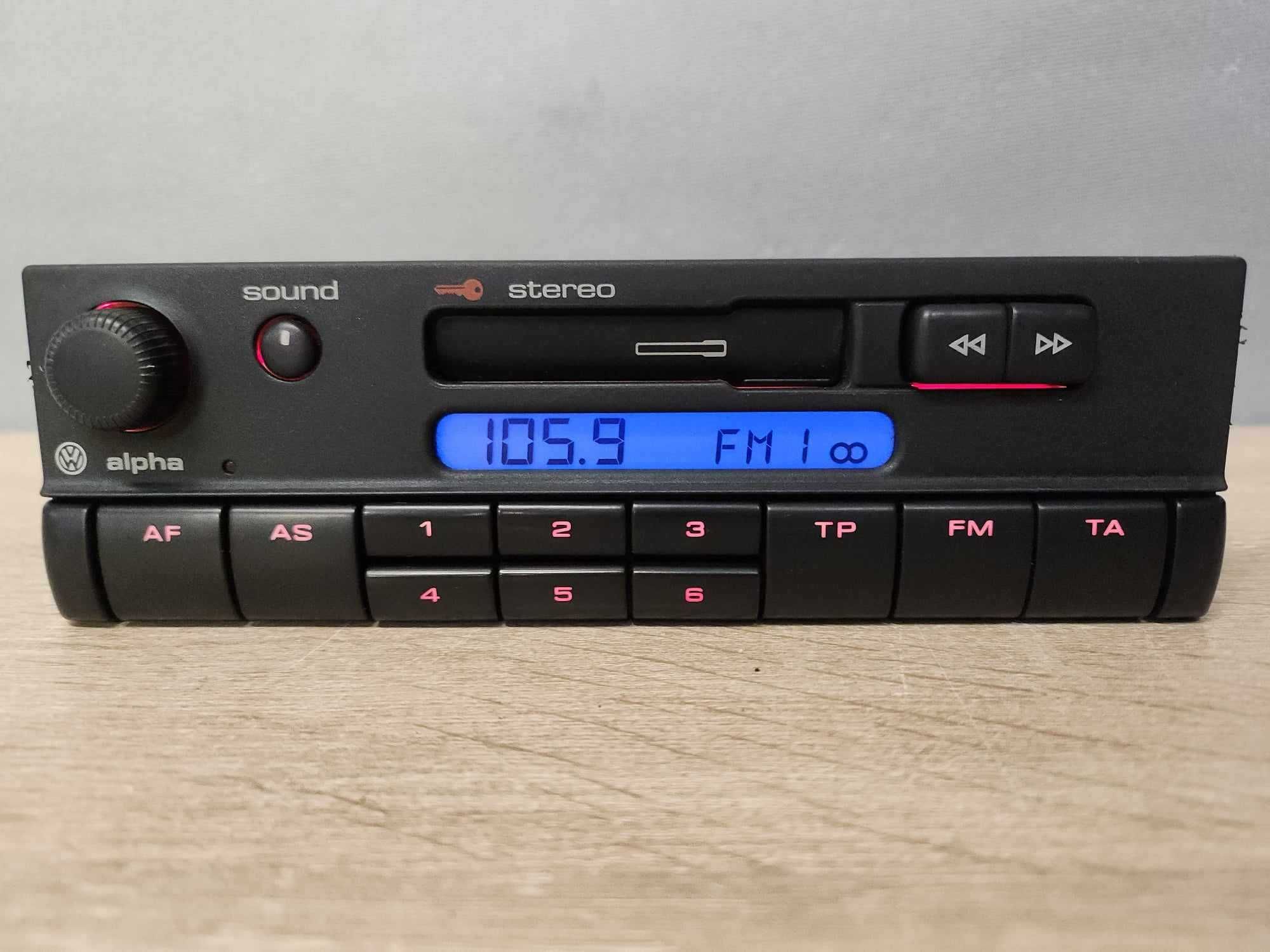 Radio samochodowe Alpha CC VW Volkswagen Golf transporter Passat + kod
