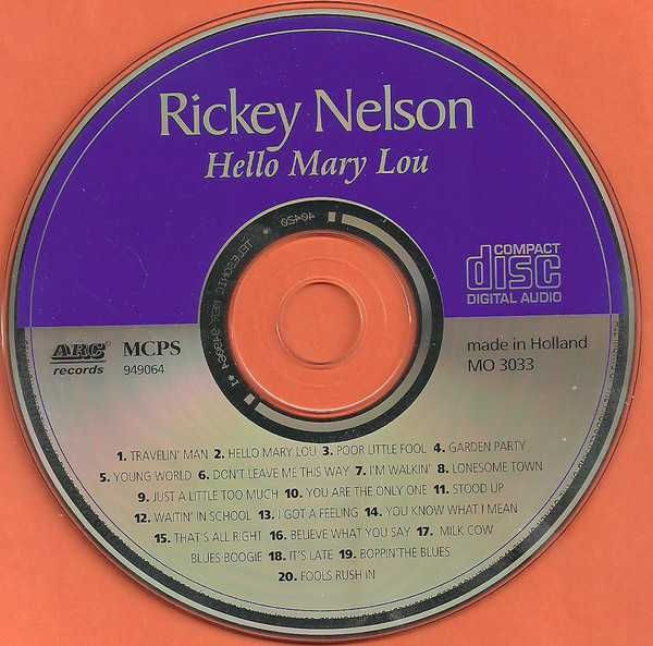 Ricky Nelson (2) ‎– Hello Mary Lou