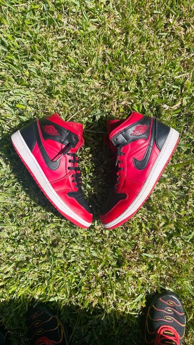 Air Jordan 1 Mid reverse Bred – Tamanho 41 – Originais