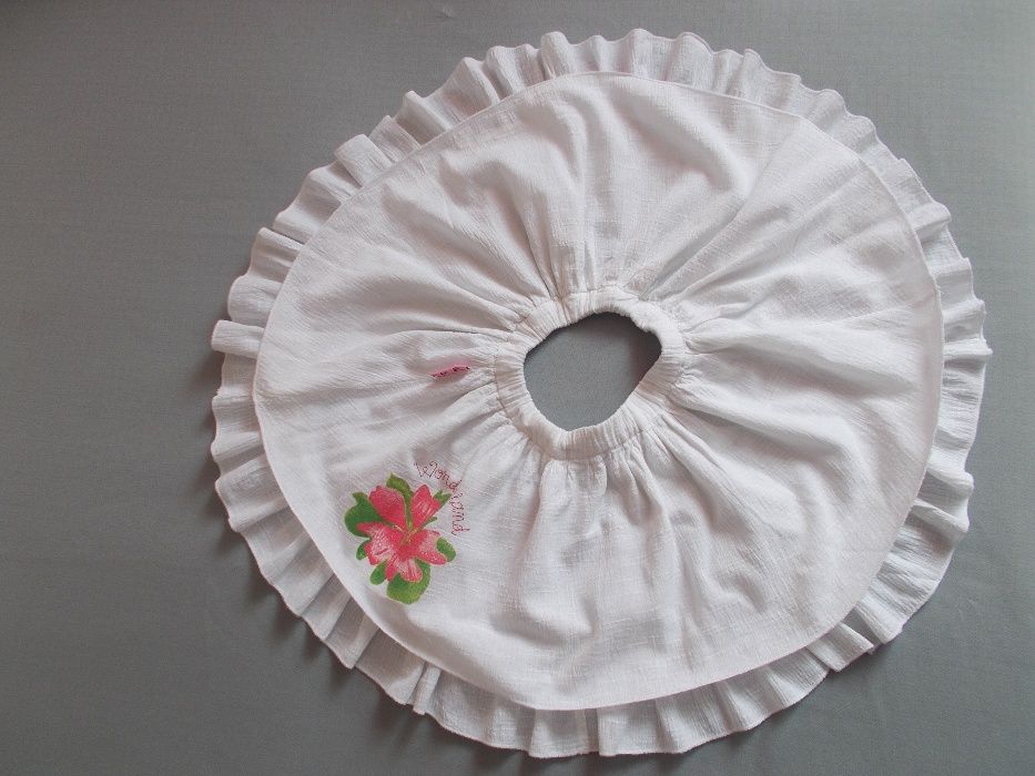 Spódniczka, spódnica, biała,szyta z koła,r.80,Mariquita,gratis bluzka
