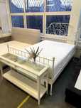 Łóżko IKEA Leirvik z Materacem 140x200 – Dostawa GRATIS