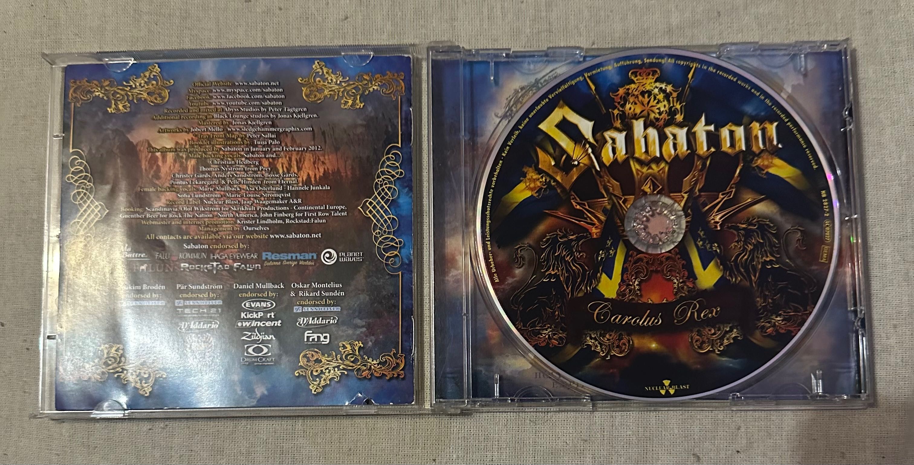 Album „Carolus Rex” z autografem (Sabaton)