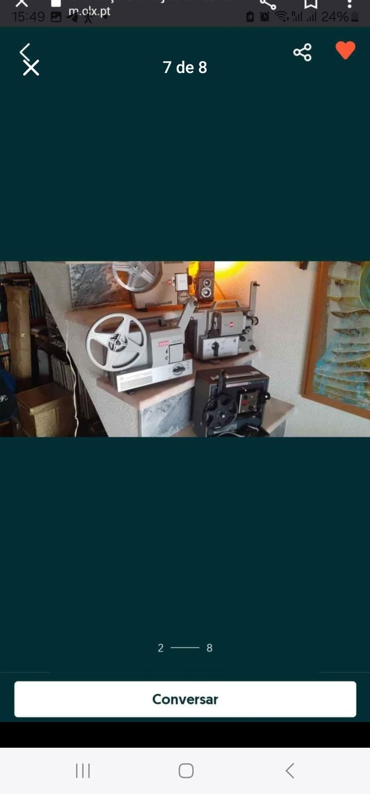 Lote maquinas projectar vintage