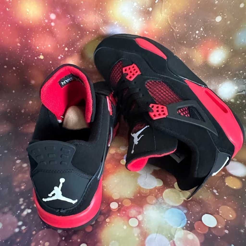 jordan_4 "Red_Thunder" Buty damsk/ieLowFog/Butydamskie./.40