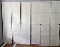 BERGSBO Fronty drzwi PAX Ikea 50x229cm białe,