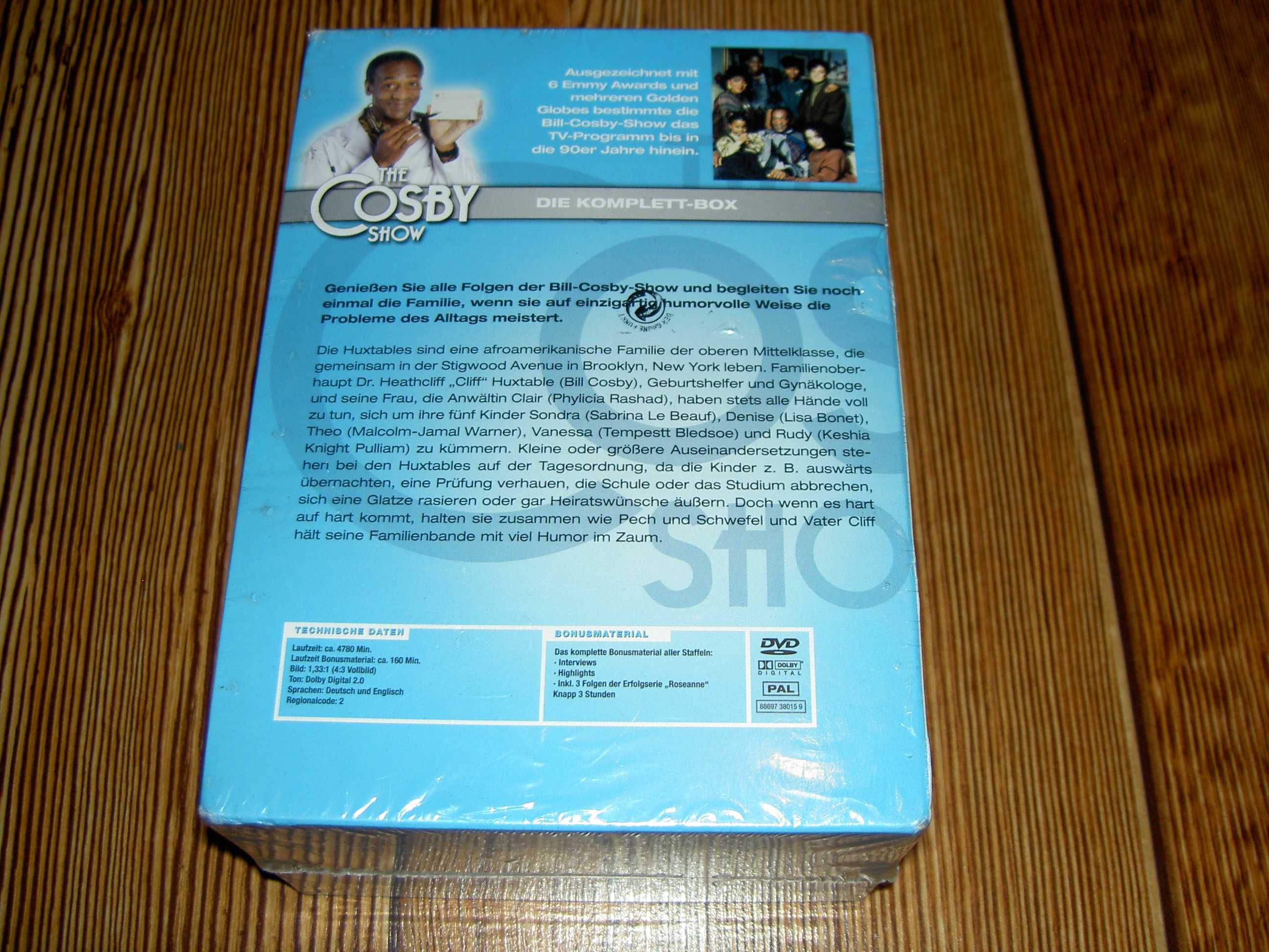 The COSBY Show BILL Folia Unikat 32 DVD sezony 1-8