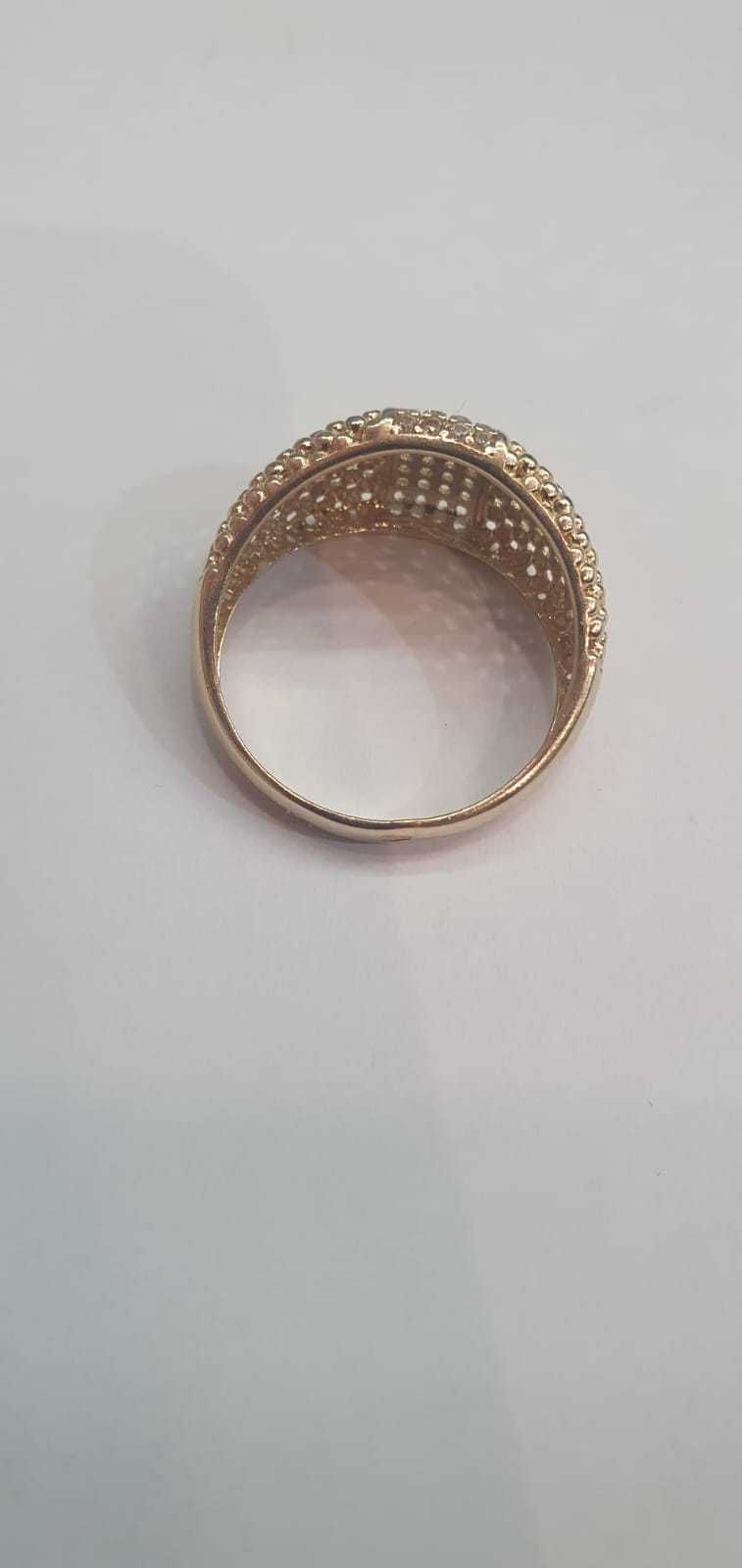 Pierścionek złoty 14 k /585/2,77 g. R 18 - Madej Gorlice Mickiewicza -