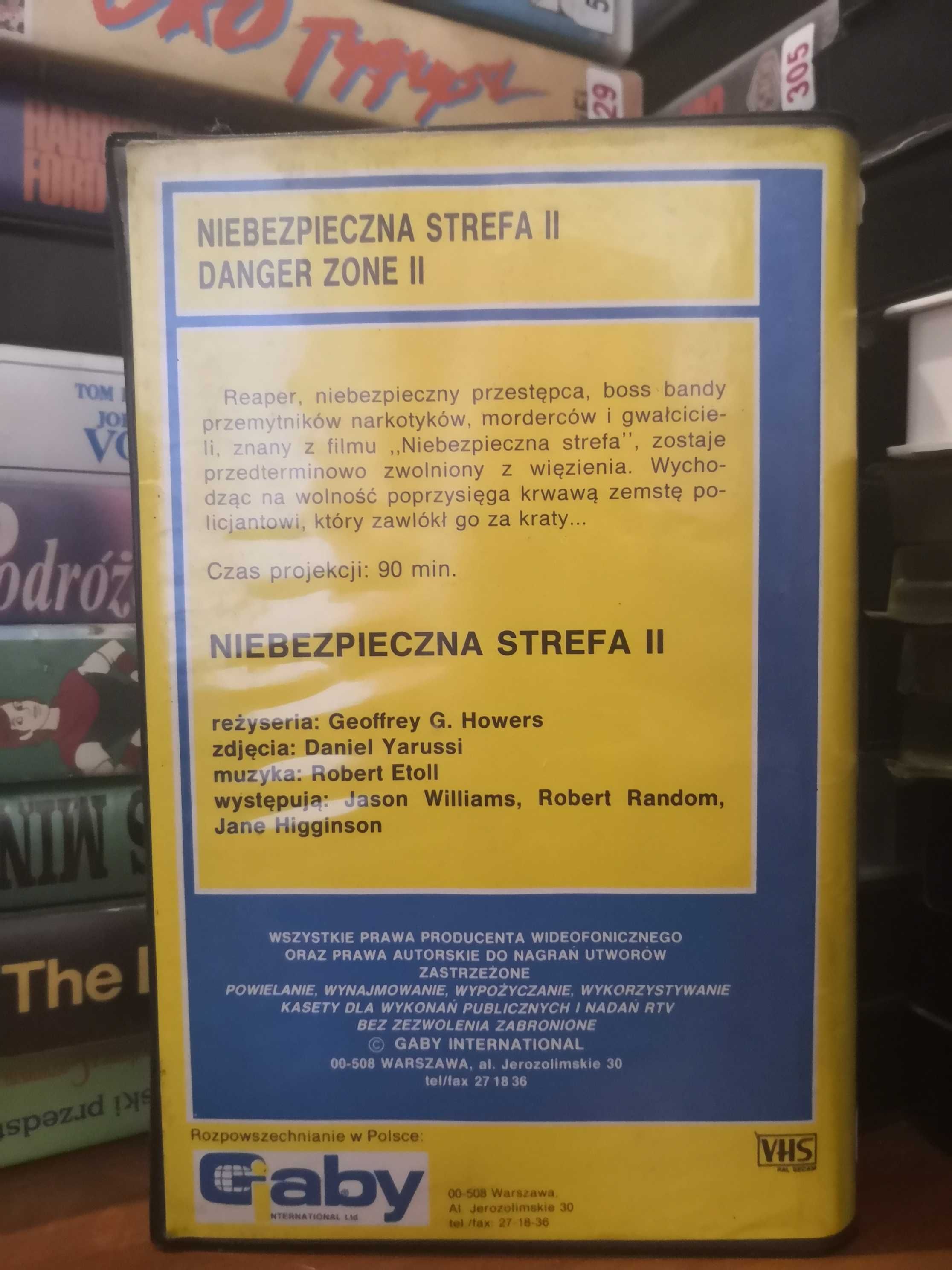 Niebezpieczna Strefa II VHS Gaby