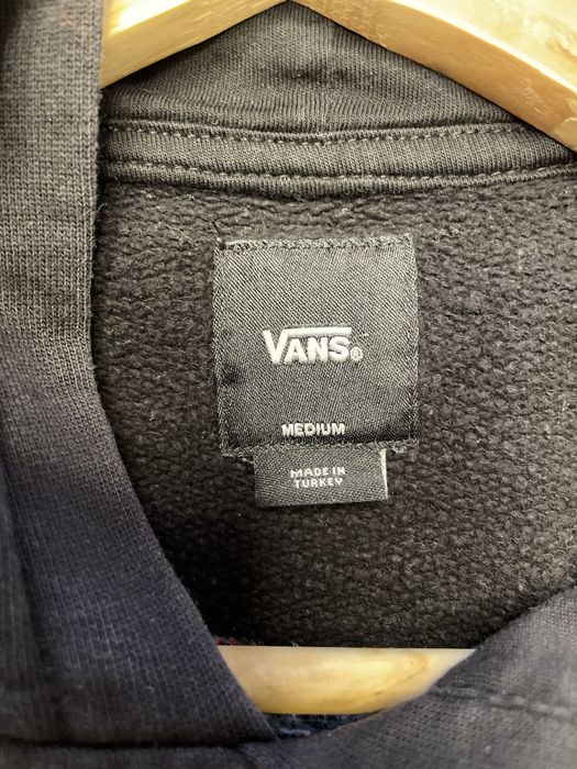 Sweat com capuz Vans preta