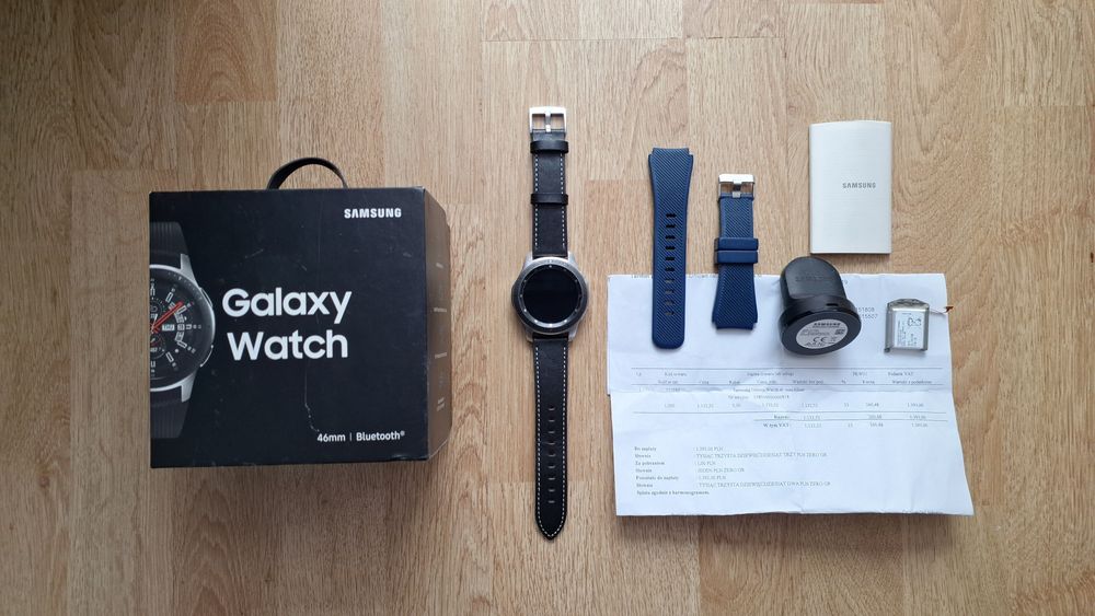 Zegarek smartwatch samsung galaxy watch 46mm NOWA BATERIA bluetooth