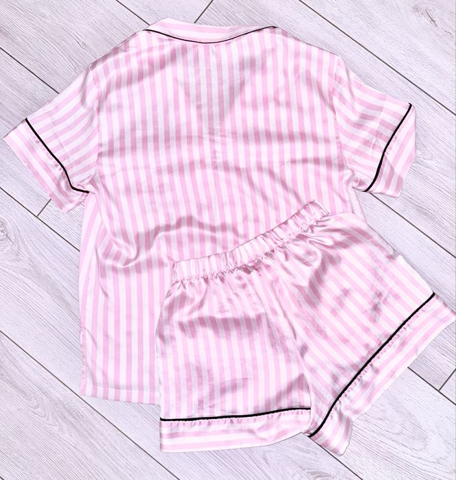 Victoria’s secret piżama satynowa w paski oryginalna