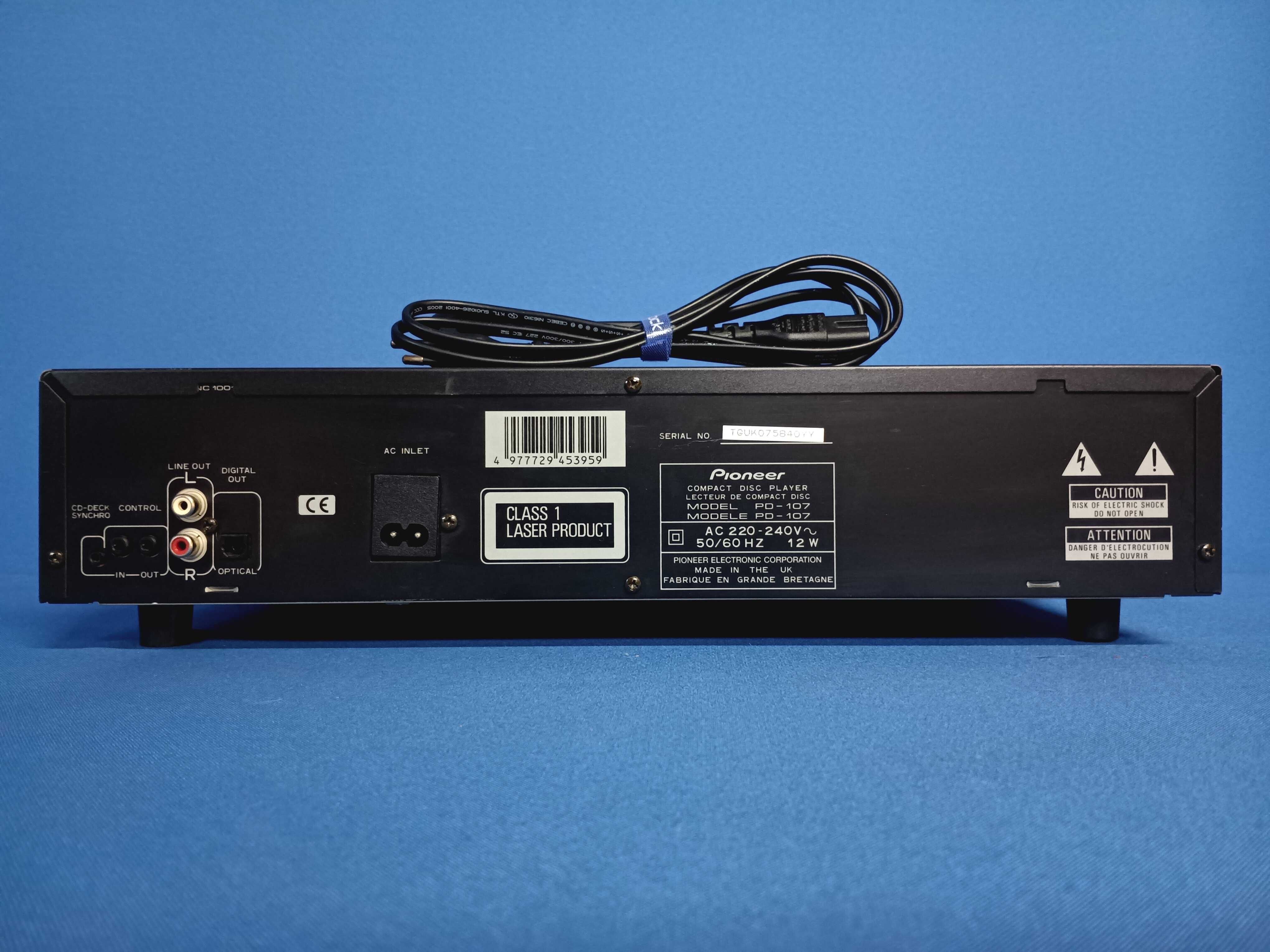 leitor de cds PIONEER PD-107