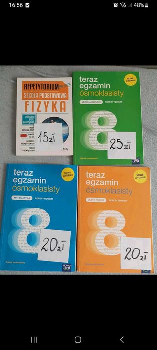 Książki do egzaminu 8 klasisty
