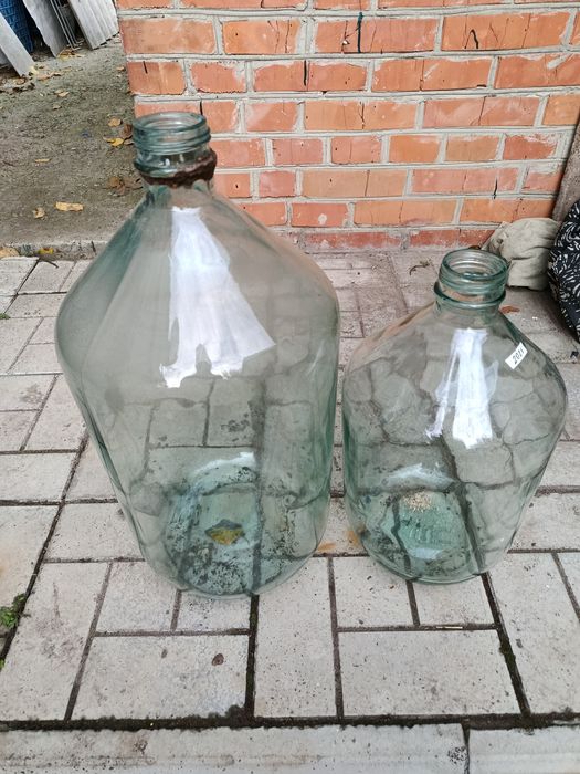 Бутилі склянні 20 літрів і 10 літрів