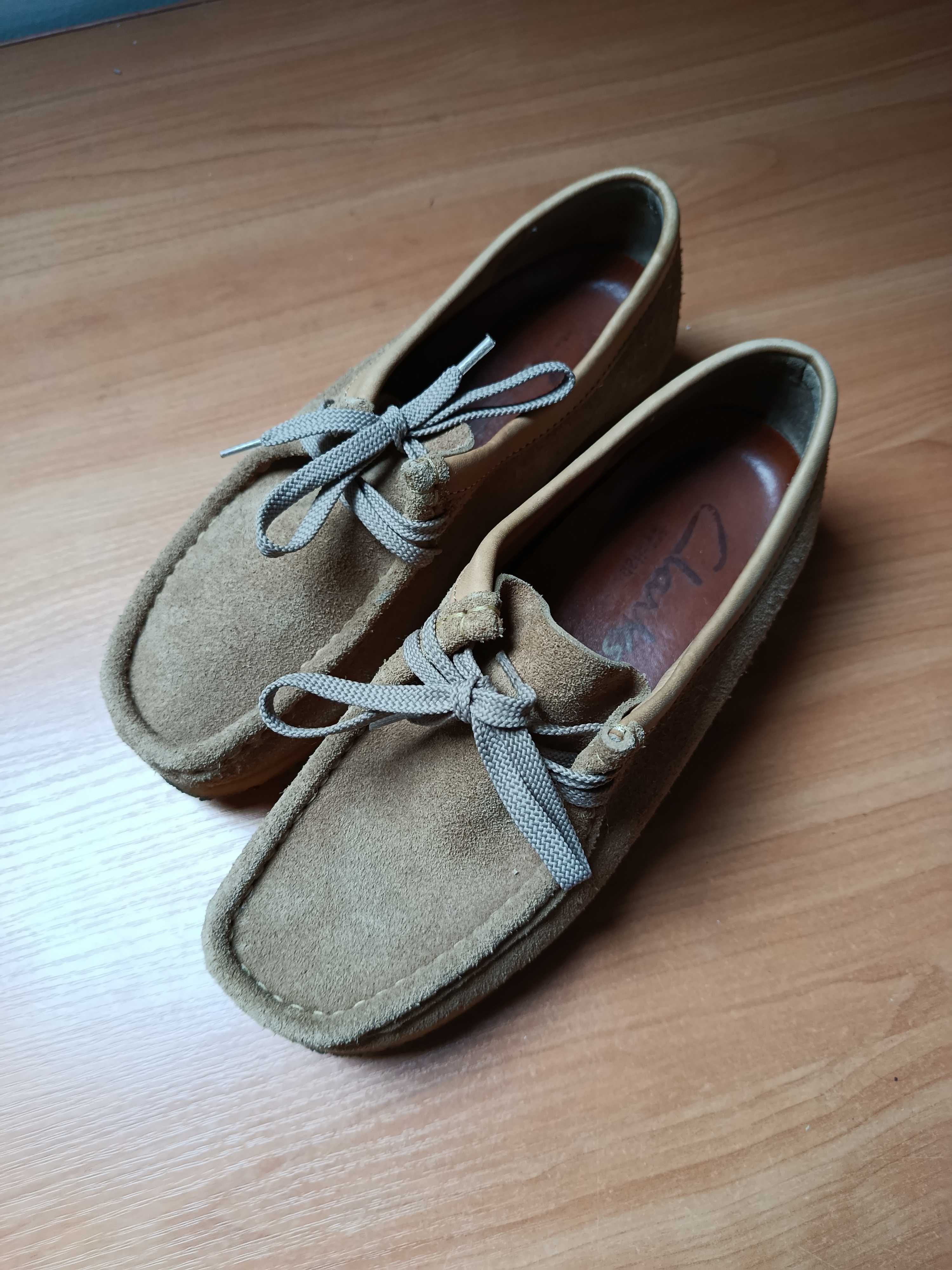Clarks Wallabee Wallabees Ботинки Кларкс Замша Оригінал 38,5 39