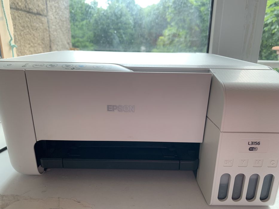 Струменевий принтер Epson L3156 кольоровий з підключенням до Wi-Fi