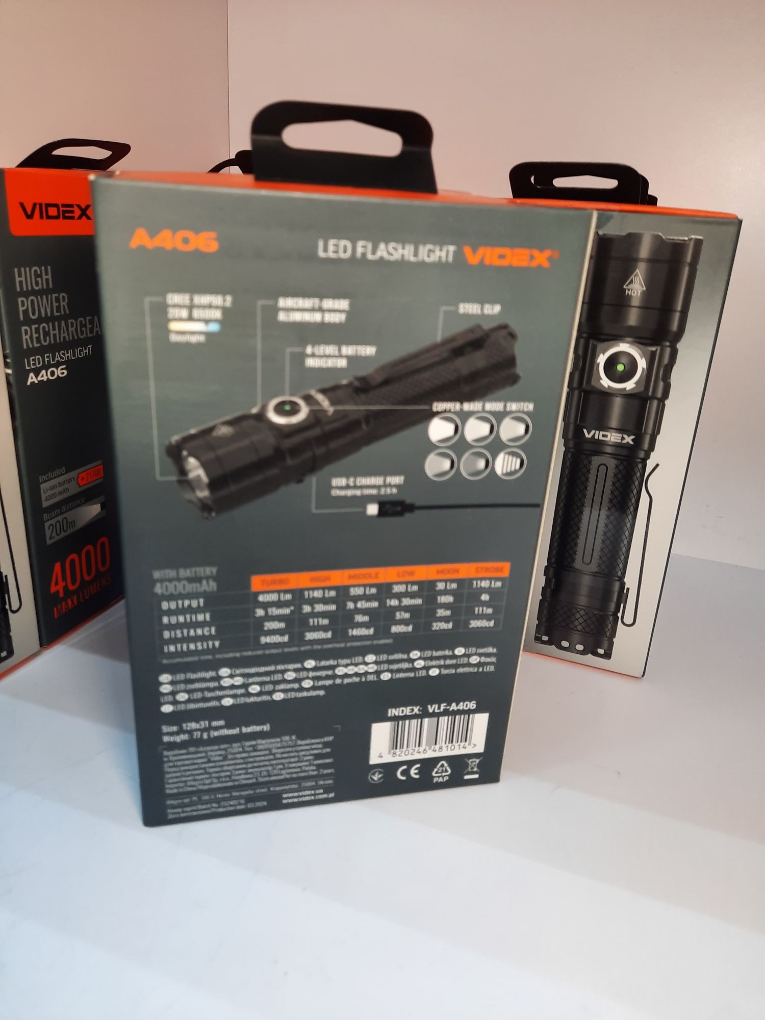 Ліхтар VIDEX A406