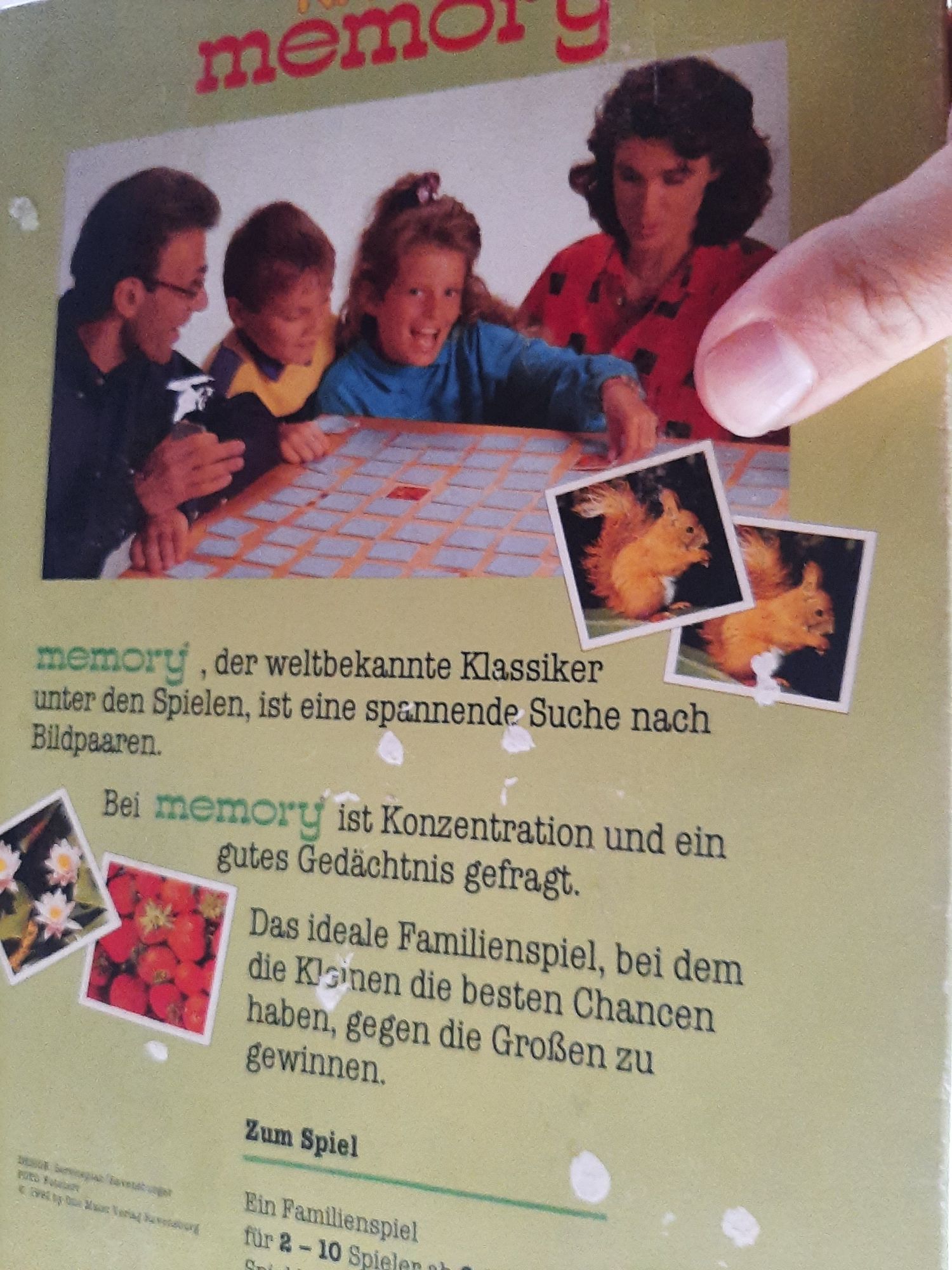 Stare memory Ravensburger z lat 90, natura, przyroda