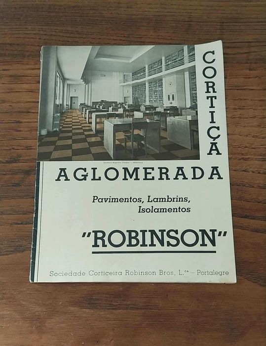 Antiga Revista proml da Soc. Cortic Robinson Bros, L.da, de Portalegre