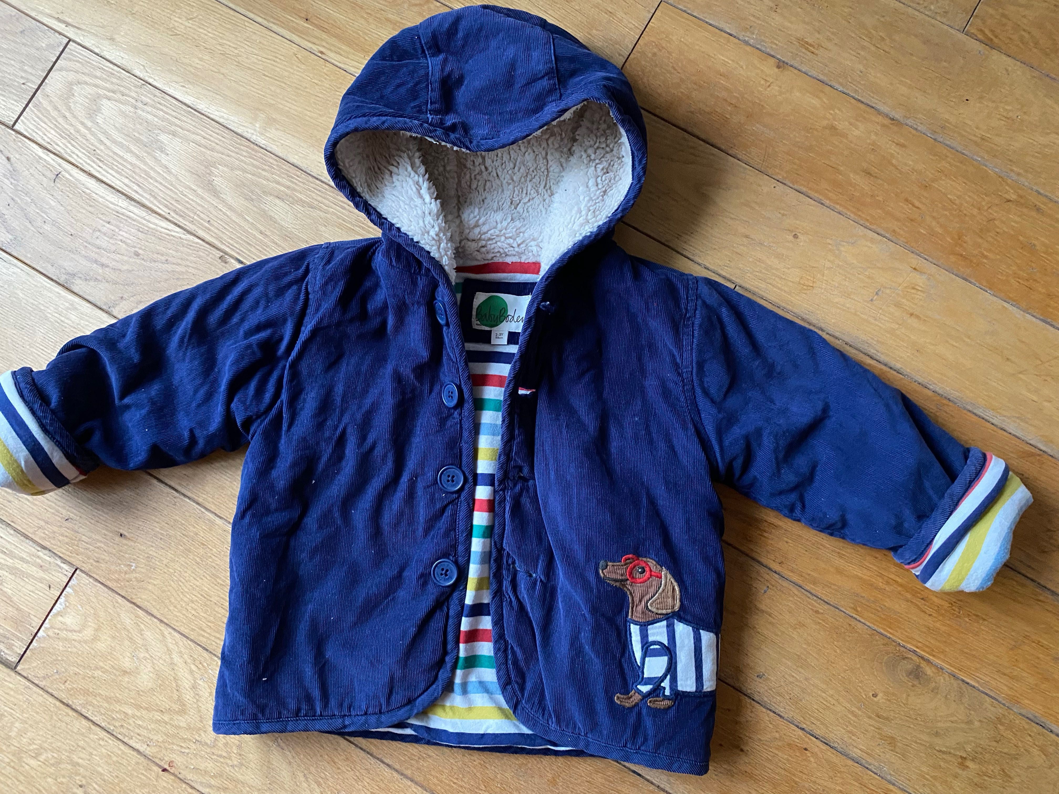 Mini Boden kurteczka przejściowa/bluza, jamnik, r. 98, 2-3 lata