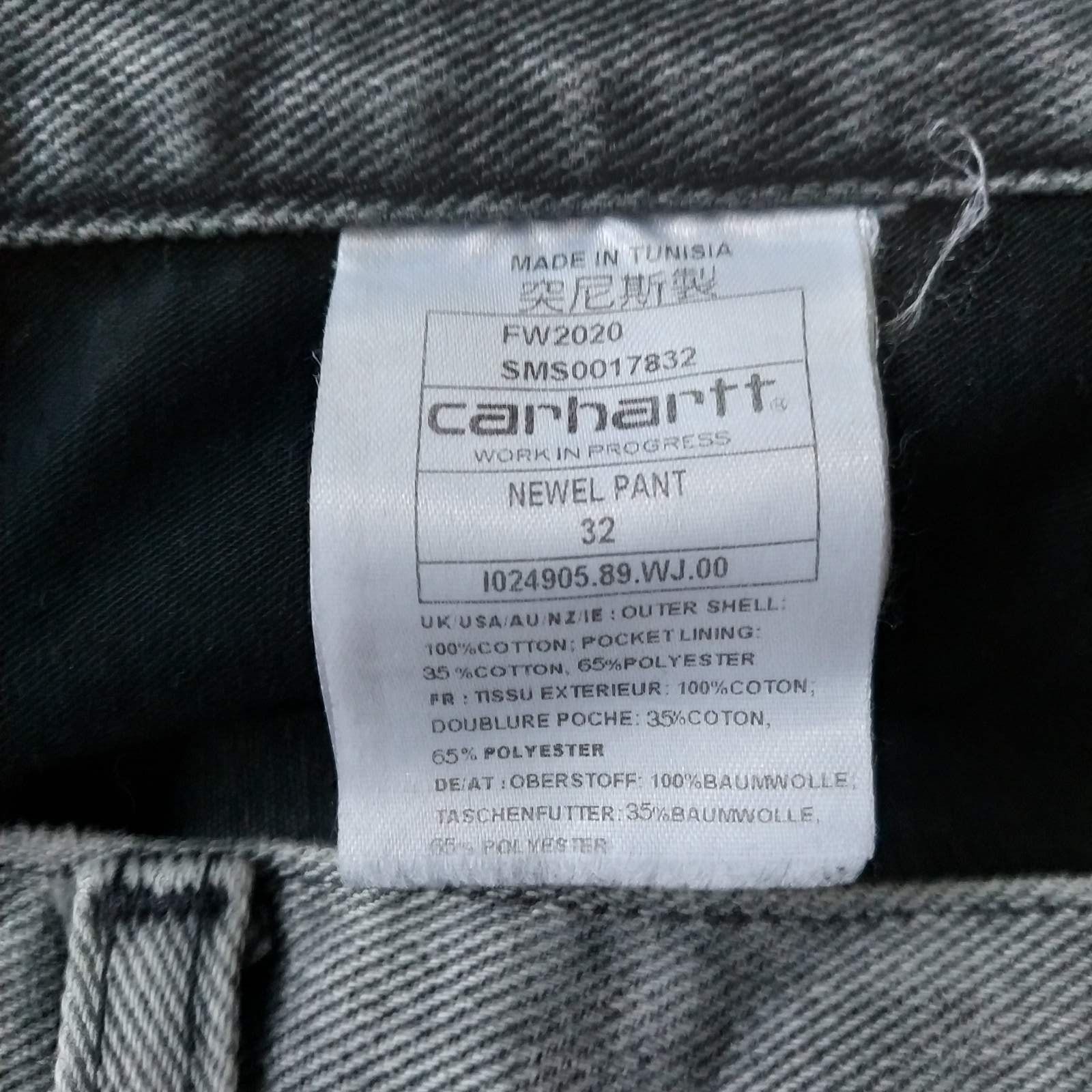 джинси Carhartt WIP чорно черные размер 32, состояние отличное .