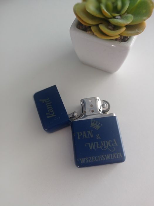 Zapalniczka benzynowa nowa Kamil Pan i władca wszechświata