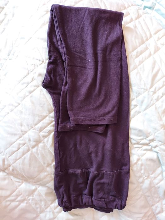 Legginsy ciążowe 3/4 granatowe rozmiar M