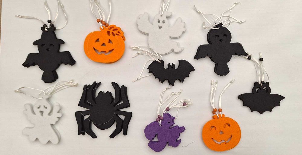 Decoração halloween felpro