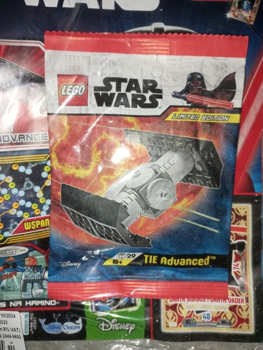 Klocki lego Star Wars myśliwiec tie advanced dartha Vadera