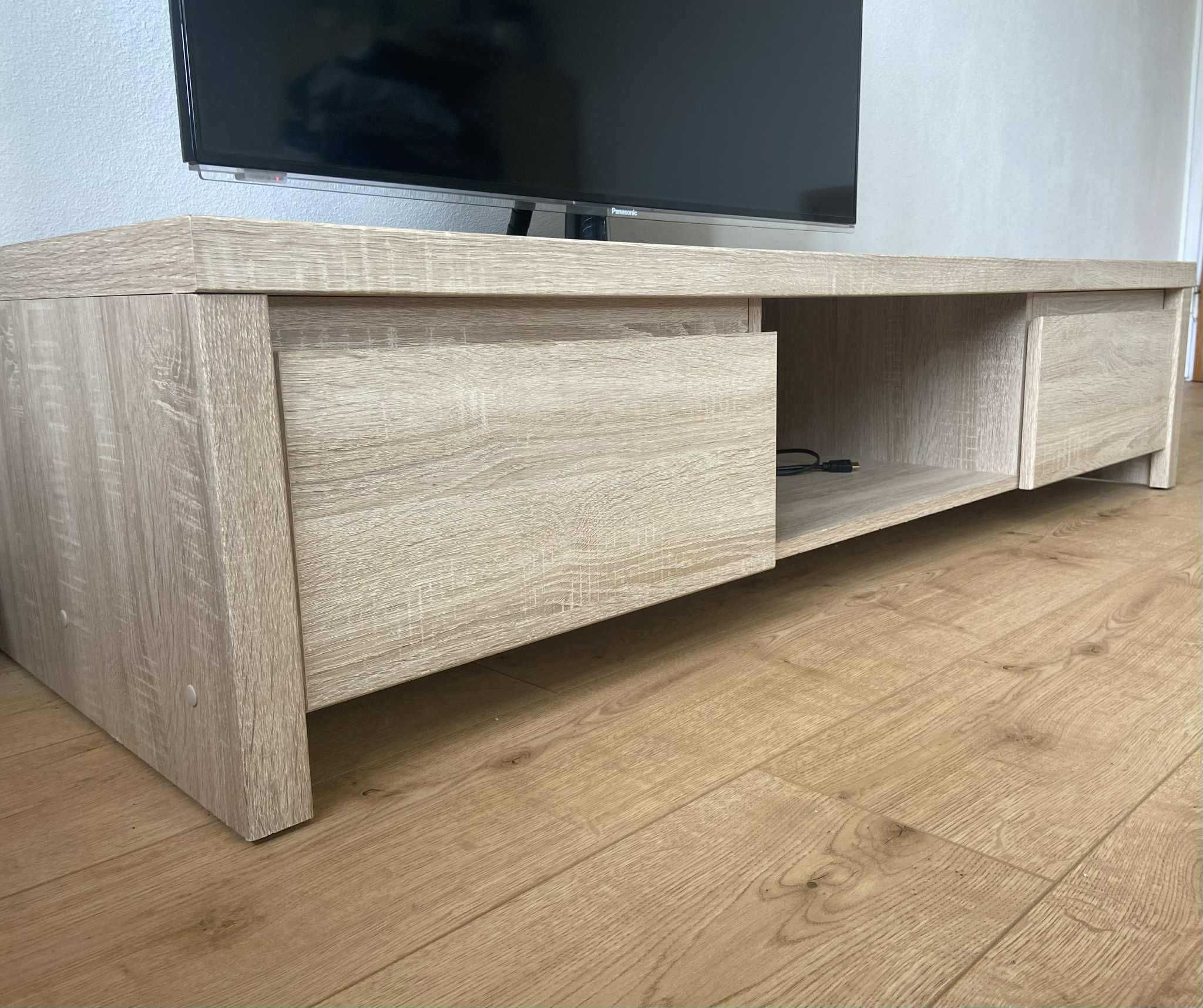 Szafka RTV Black Red White
