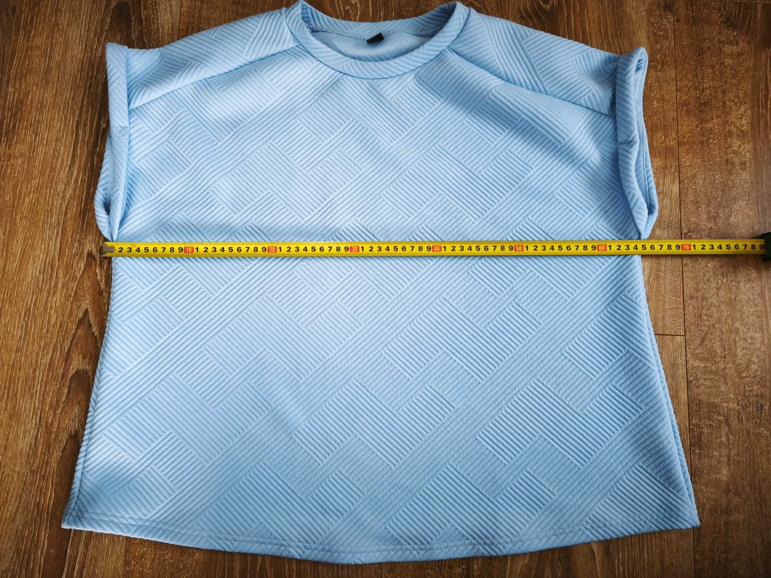 Koszulka Bluzka damska Plus Size kardigan tekstura