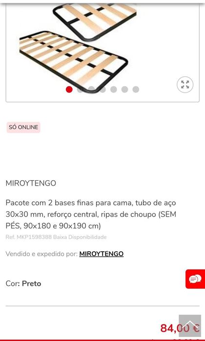 Cama dupla de solteiro