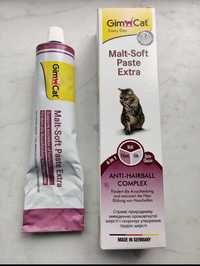 GimCat Malt-Soft Extra 200гр паста для виведення шерст з шлунку котів