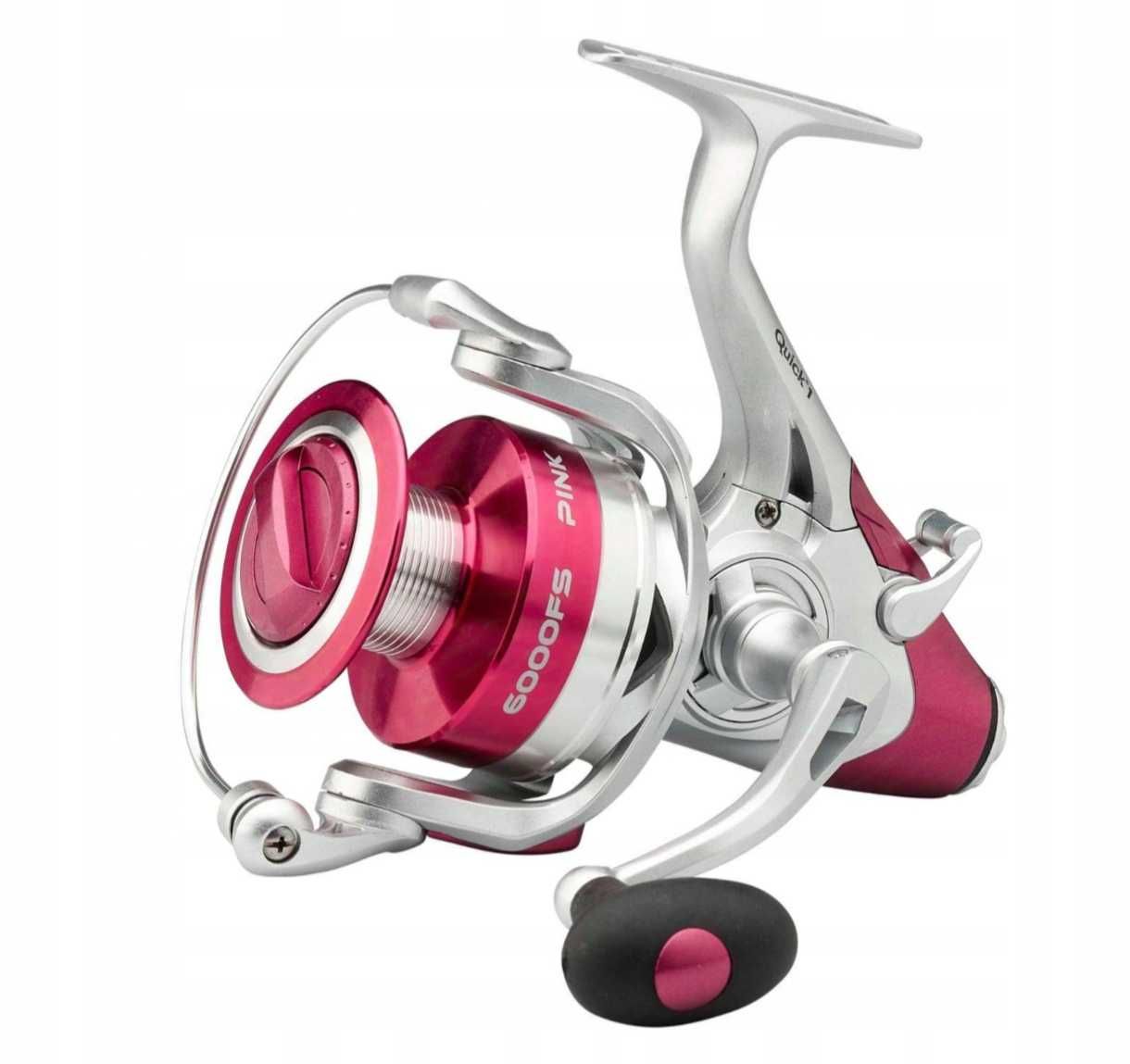 Kołowrotek z Wolnym Biegiem Dam Quick 1 Pink 6000