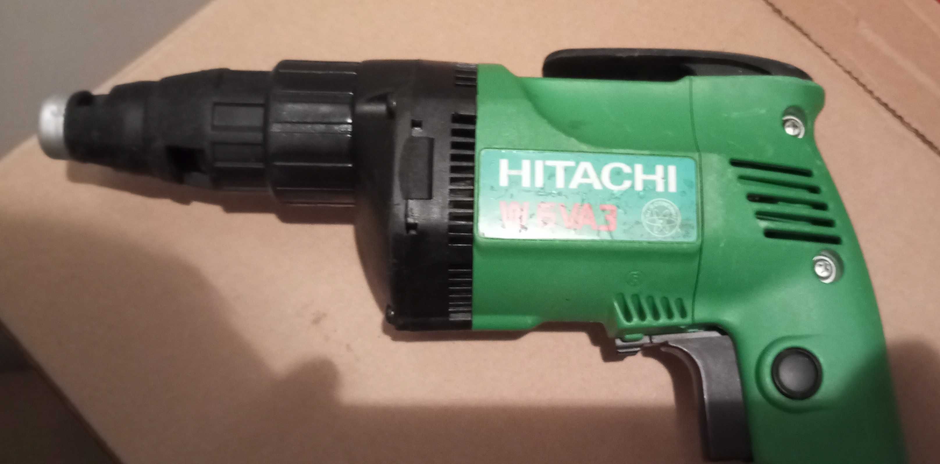 Zakrętarka Hitachi W6VA3 600W do suchej zabudowy karton gips HEX Bity